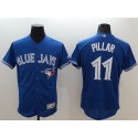 Blue Jays #11 Kevin Pillar Blue Flexbase Authentic Collection Stitched Jersey