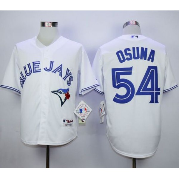 Blue Jays #54 Roberto Osuna White Cool Base Stitched Jersey