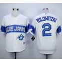 Blue Jays #2 Troy Tulowitzki White Exclusive New Cool Base Stitched Jersey