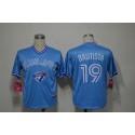 Blue Jays #19 Jose Bautista Light Blue Stitched Jersey