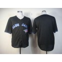 Blue Jays Blank Black Fashion Stitched Jersey