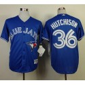 Blue Jays #36 Drew Hutchison Blue Cool Base Stitched Jersey