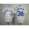 Blue Jays #36 Drew Hutchison White Cool Base Stitched Jersey