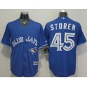 Blue Jays #45 Drew Storen Blue New Cool Base Stitched Jersey