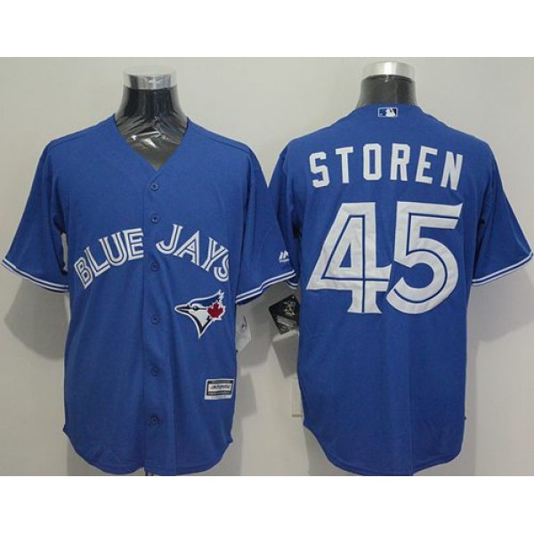 Blue Jays #45 Drew Storen Blue New Cool Base Stitched Jersey