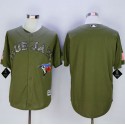 Blue Jays Blank Green Camo New Cool Base Stitched Jersey
