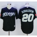 Blue Jays #20 Josh Donaldson Black New Cool Base Stitched Jersey