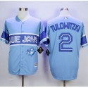 Blue Jays #2 Troy Tulowitzki Light Blue Exclusive New Cool Base Stitched Jersey