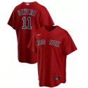 Boston Red Sox #11 Rafael Devers Red Cool Base Stitched Jersey