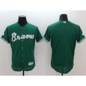 Braves Blank Green Celtic Flexbase Authentic Collection Stitched Jersey