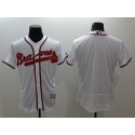Braves Blank White Flexbase Authentic Collection Stitched Jersey