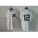 Brewers #12 Martin Maldonado Cream 1913 Turn Back The Clock Stitched Jersey
