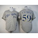 Brewers #59 John Axford Grey Cool Base Stitched Jersey