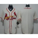 Cardinals Blank Cream New Cool Base Stitched Jersey