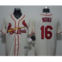 Cardinals #16 Kolten Wong Cream New Cool Base Stitched Jersey