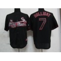 Cardinals #7 Matt Holliday Black Fashion Stitched Jersey