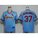 Cardinals #37 Keith Hernandez Blue Cooperstown Throwback Stitched Jersey