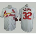 Cardinals #32 Matt Adams White Cool Base Stitched Jersey