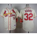 Cardinals #32 Matt Adams Cream Cool Base Stitched Jersey