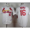 Cardinals #16 Kolten Wong White Cool Base Stitched Jersey