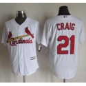 Cardinals #21 Allen Craig White New Cool Base Stitched Jersey