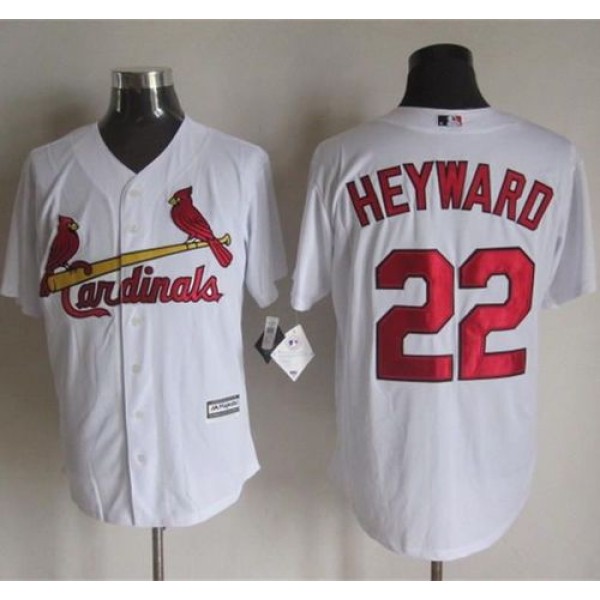 Cardinals #22 Jason Heyward White New Cool Base Stitched Jersey