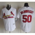 Cardinals #50 Adam Wainwright White New Cool Base Stitched Jersey