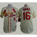 Cardinals #16 Kolten Wong Cream Cool Base Stitched Jersey