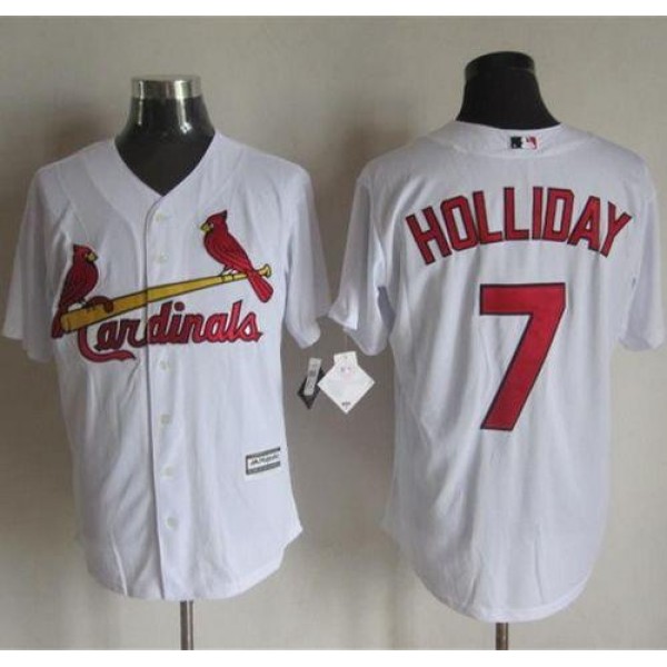Cardinals #7 Matt Holliday White New Cool Base Stitched Jersey