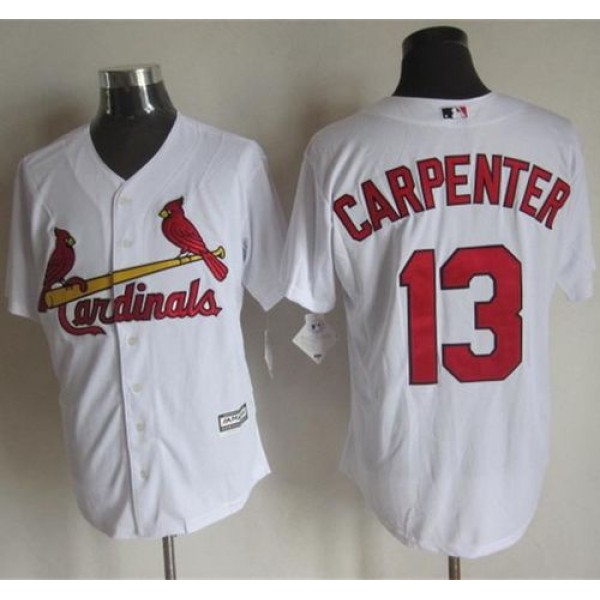 Cardinals #13 Matt Carpenter White New Cool Base Stitched Jersey
