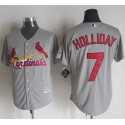 Cardinals #7 Matt Holliday Grey New Cool Base Stitched Jersey
