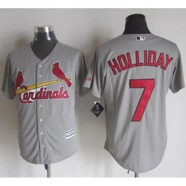 Cardinals #7 Matt Holliday Grey New Cool Base Stitched Jersey