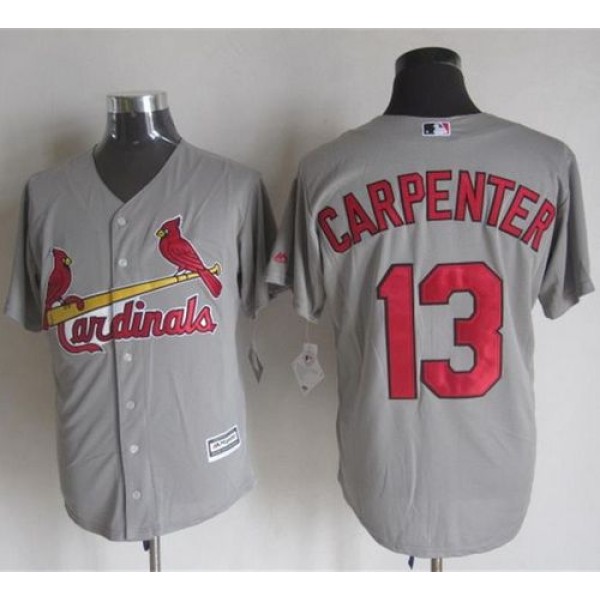 Cardinals #13 Matt Carpenter Grey New Cool Base Stitched Jersey