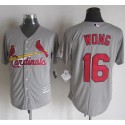 Cardinals #16 Kolten Wong Grey New Cool Base Stitched Jersey