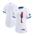 St. Louis Cardinals Blank 2021 White All-Star Flex Base Stitched Jersey