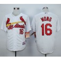 Cardinals #16 Kolten Wong White 1982 Turn Back The Clock Stitched Jersey