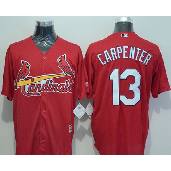 Cardinals #13 Matt Carpenter Red New Cool Base Stitched Jersey
