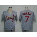 Cardinals #7 Matt Holliday Stitched Grey Jersey
