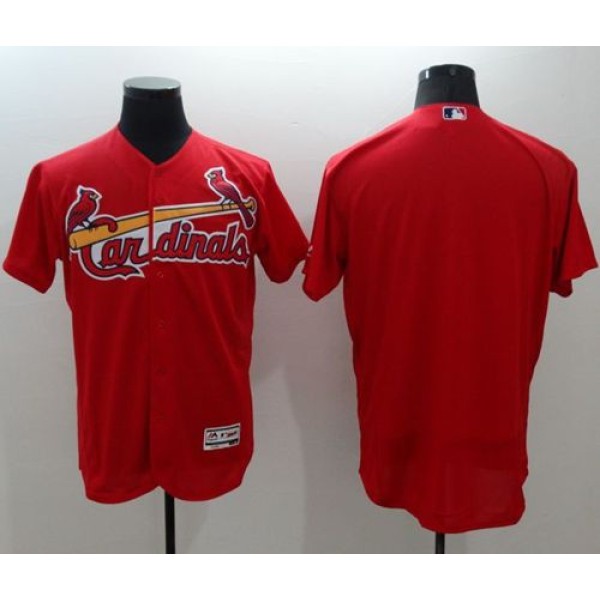 Cardinals Blank Red Flexbase Authentic Collection Stitched Jersey