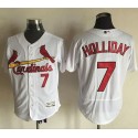 Cardinals #7 Matt Holliday White Flexbase Authentic Collection Stitched Jersey
