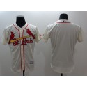 Cardinals Blank Cream Flexbase Authentic Collection Stitched Jersey