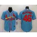 St. Louis Cardinals #46 Paul Goldschmidt Blue Cool Base Stitched Jersey