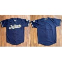 Charros De Jalisco Blank Navy Stitched Baseball Jersey