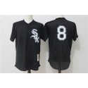 Chicago White Sox #8 Bo Jackson Mitchell Ness Black 1993 Authentic Cooperstown Collection Batting Practice Stitched Jersey