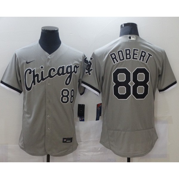 Chicago White Sox #88 Luis Rober Gray Flex Base Stitched Jersey