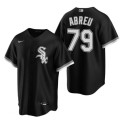 Chicago White Sox #79 Jose Abreu Black Cool Base Stitched Jersey