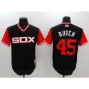 Chicago White Sox #45 Michael Jordan Black Cool Base Stitched Jersey
