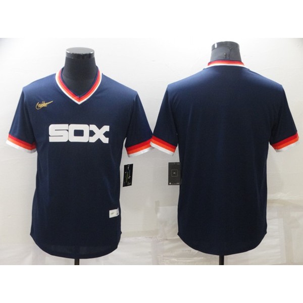 Chicago White Sox Blank Navy Stitched Jersey