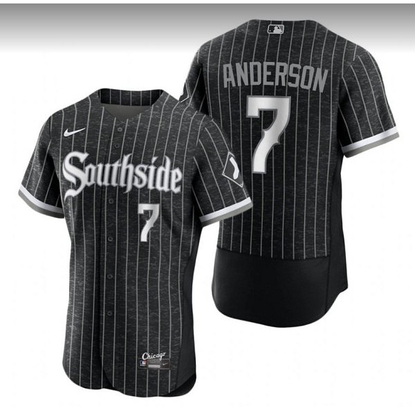Chicago White Sox #7 Tim Anderson City Connect Flex Base Stitched Jersey