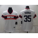 Chicago White Sox #35 Frank Thomas Throwback Cool Base Stitched Jersey